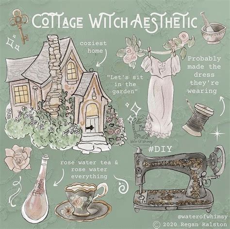 Cottagecore witch fantasy